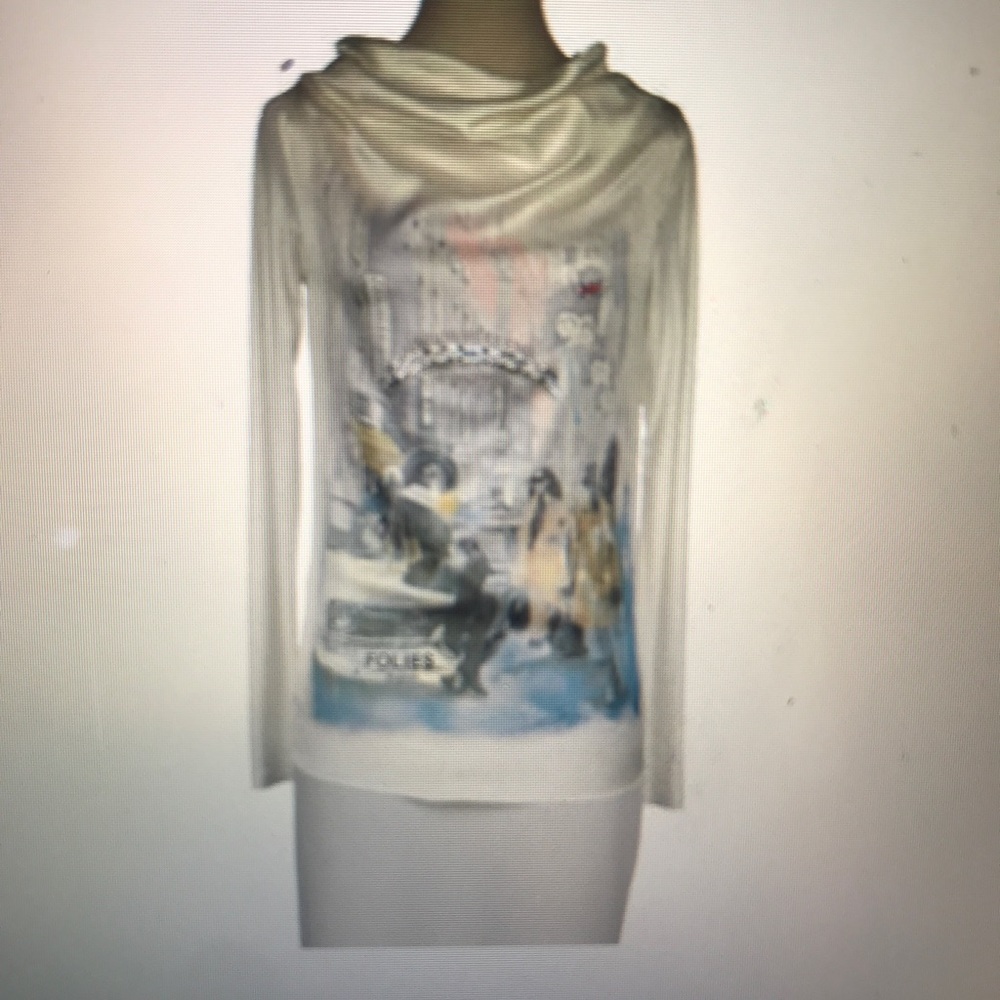 Long sleeve white tshirt S
